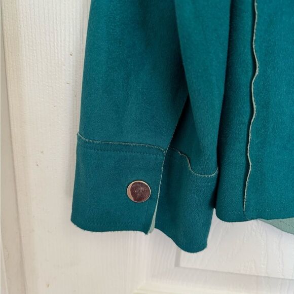 Chicos teal blazer, size 0 - Picture 5 of 5